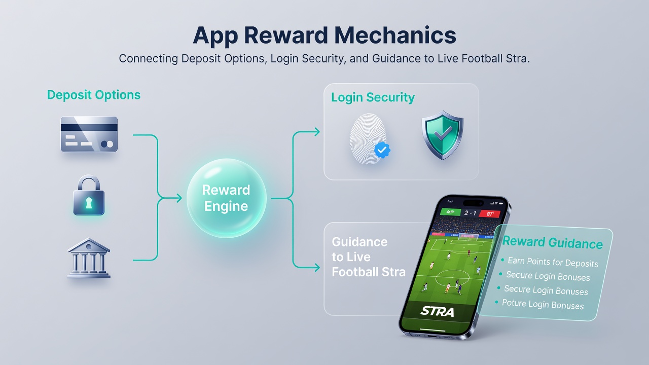 Mobile screen displaying integrated strategy guidance for football bets, racing predictions, and casino rewards