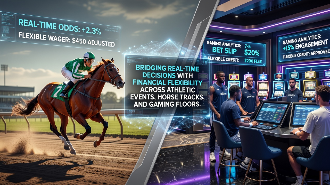 Instant payment networks linking athletic events, horse tracks, and casino floors in real time