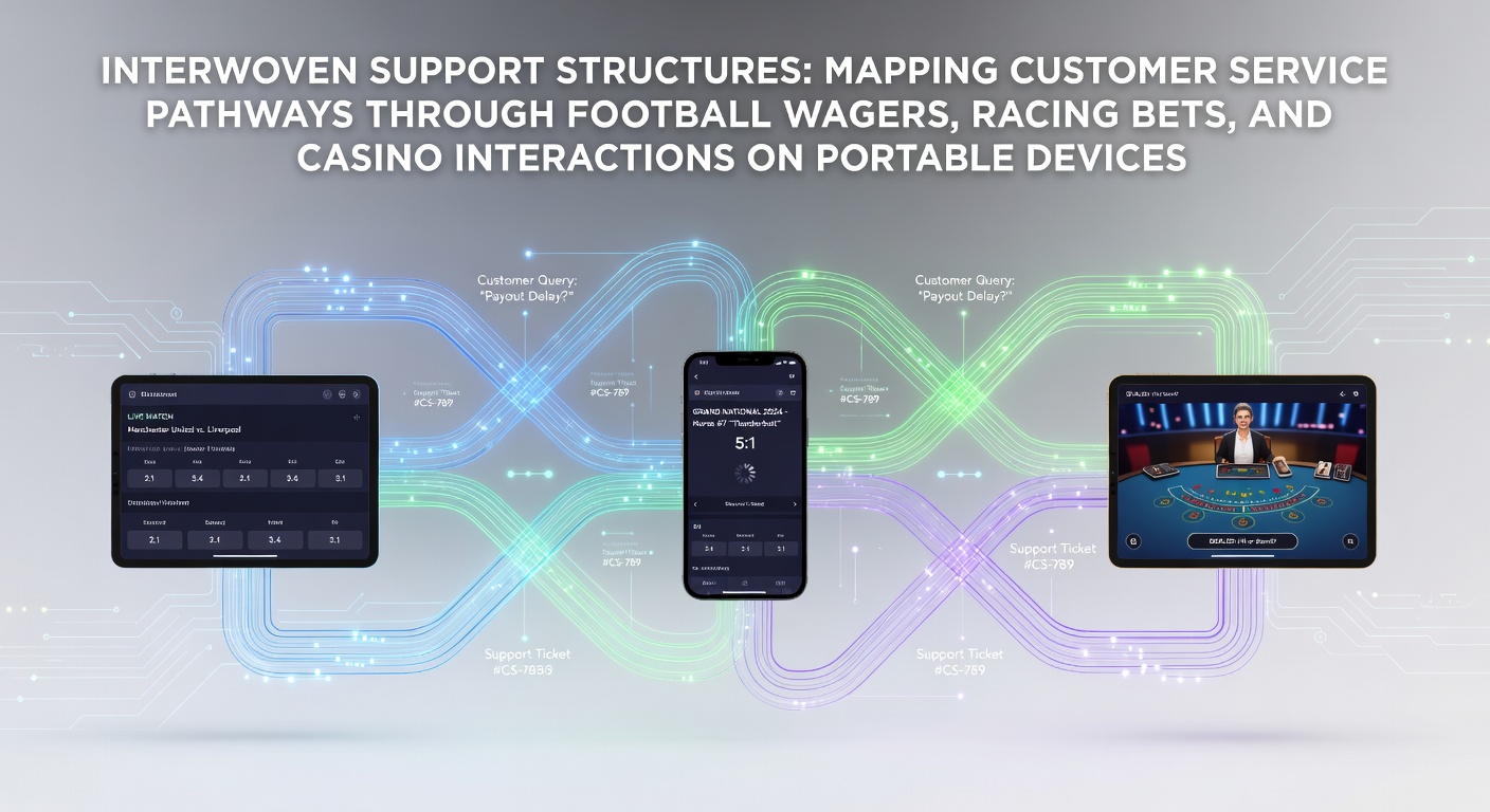 Mobile betting interface showing integrated support options across football, racing, and casino sections