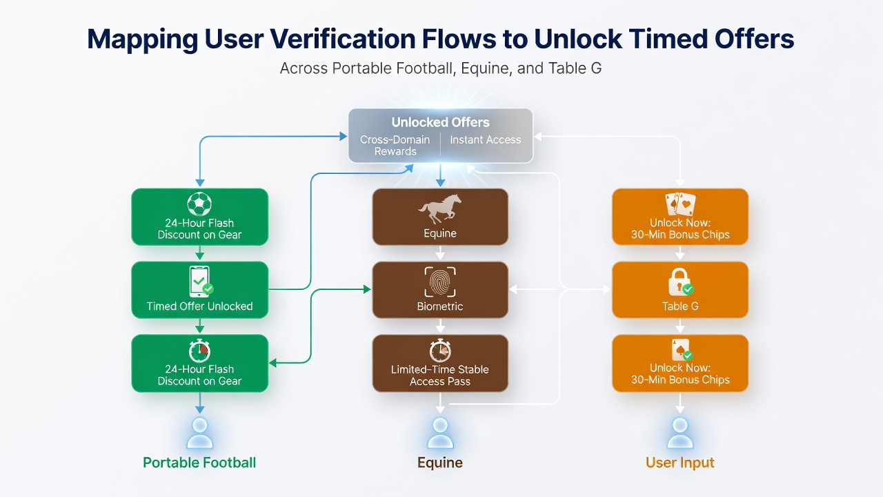 Mobile app interface displaying verification progress and unlocked timed offers for sports and casino games