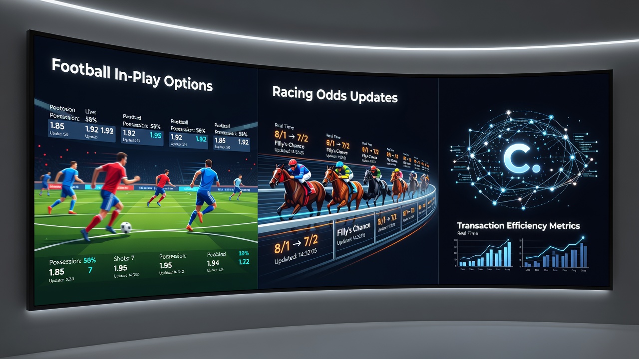 Racing odds updating live on a smartphone screen next to a casino bonus claim confirmation